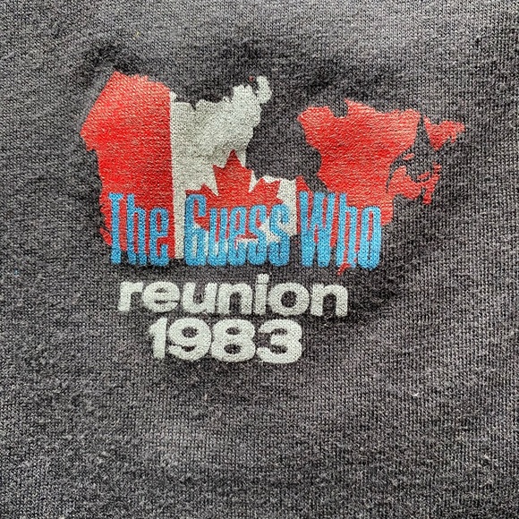 VTG 83’ The Guess Who Reunion Together Again Merch Band Tour Tee Shirt! Small. - Picture 3 of 8